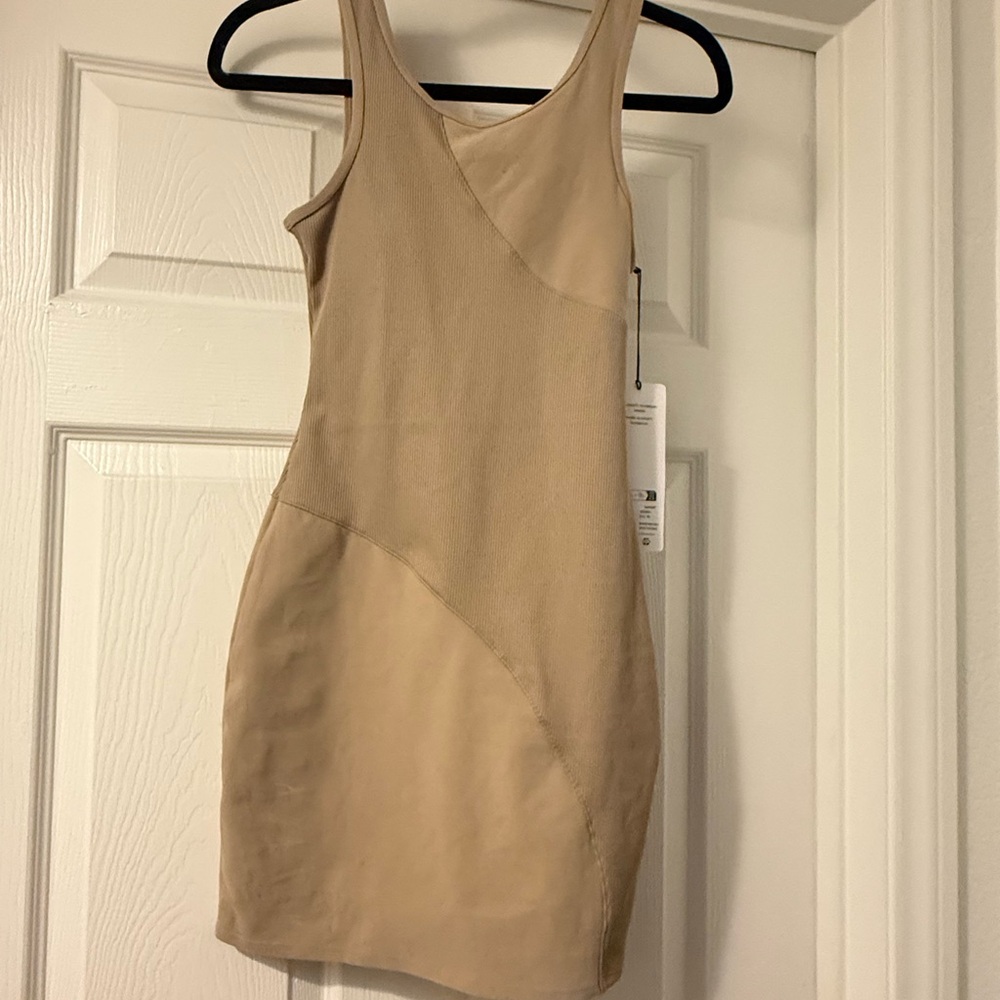 ALO Yoga Beige Mini Dress
